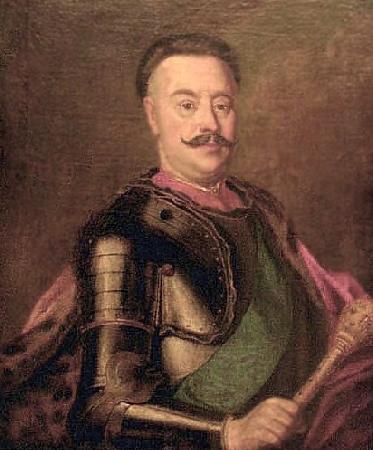 Augustyn Mirys Portrait of Jan Klemens Branicki, Grand Hetman of the Crown